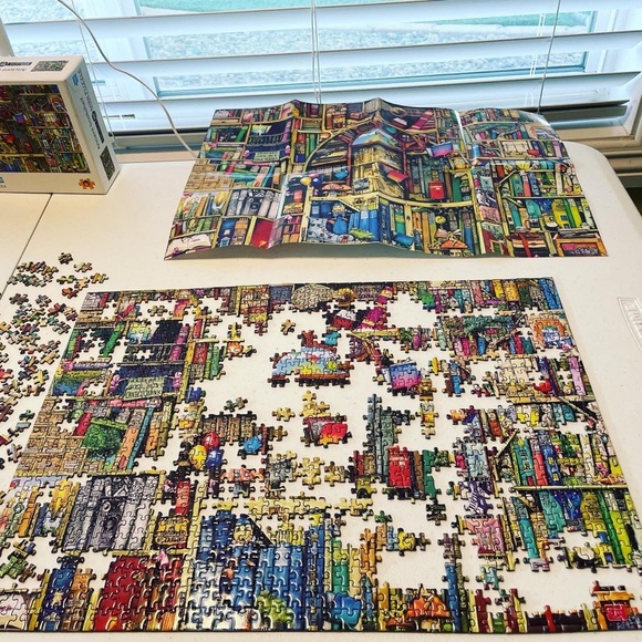 1,000 Piece Mini Puzzle “Ancient bookshelf” - Picture 5 of 10